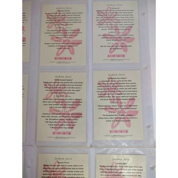 Barbie Trading Cards Lot Of 16 - Picture 8 of 9